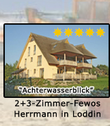 Achterwasserblick in Loddin auf Usedom, Ferienwohnungen 2 und 3 Zimmer, www.Fewo-Usedom.cc, Ferienwohnungevermittlung Herrmann
