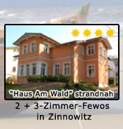 4 Ferienwohnungen strandnah im Haus Am Wald in Zinnowitz, Haus Am Wald von Ferienwohnungsvermittlung Herrmann, www.Fewo-Usedom.cc