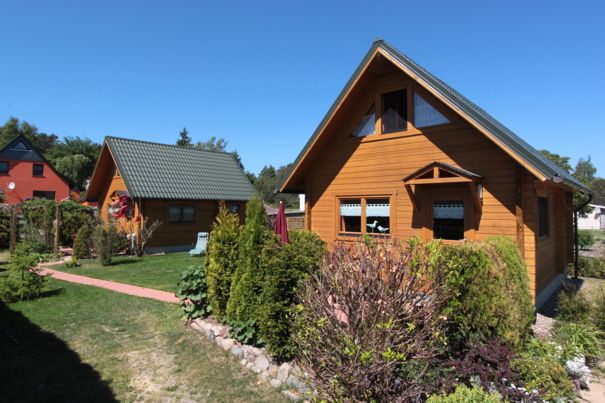 Ferienhäuser in Kölpinsee strandnah, 3-Zimmer-Holzhaus in Loddin auf Usedom, www.fewo-usedom.cc