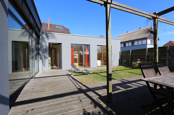 Atriumhaus Ferienhaus mit Innenhof in Koserow, exklusives Ferienhaus in strandnÃ¤he in Koserow