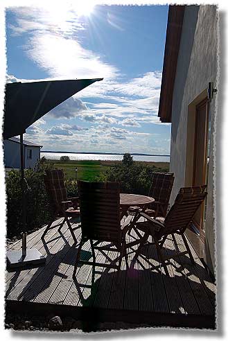 3-Zimmer-Ferienwohnung mit Achterwasserblick in Loddin auf Usedom